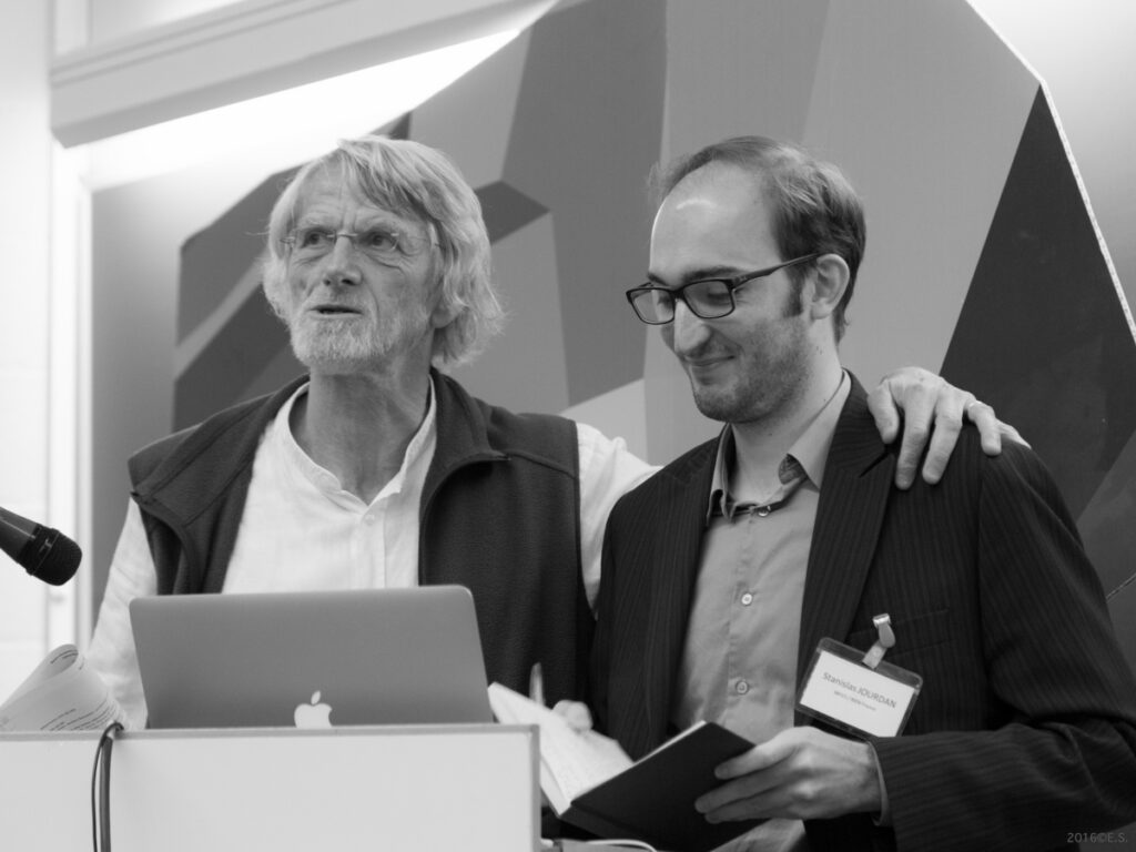 With Philippe Van Parijs, Louvain-la-Neuve, 2017